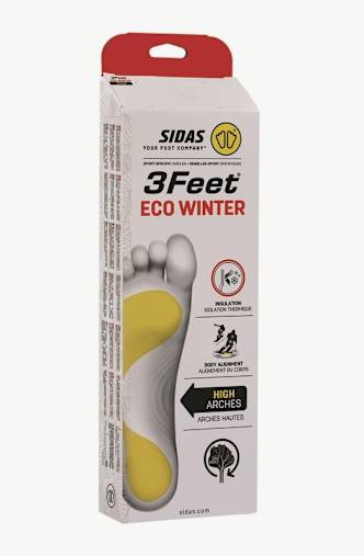 Sidas 3Feet® Eco Winter High Arch 42-43 Einlegesohle Orange