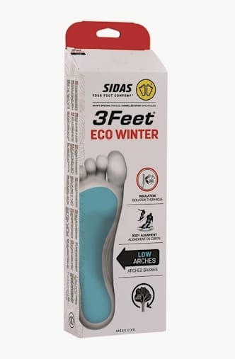 Sidas 3Feet® Eco Winter Low Arch 46-48 Einlegesohle Orange