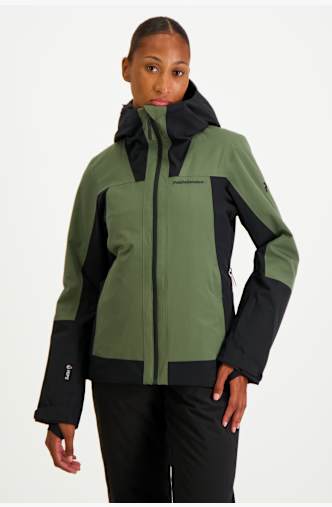 PEAK PERFORMANCE Rider Tech Insulated Damen Skijacke Grün