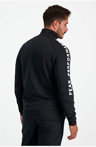 PEAK PERFORMANCE Rider Zip Herren Midlayer Schwarz