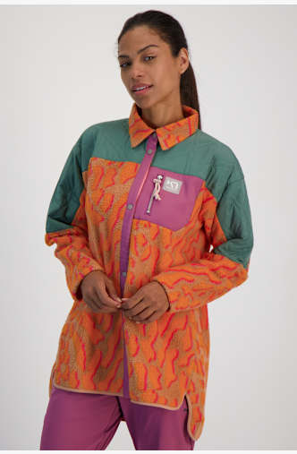 Kari Traa Rothe Damen Midlayer Orange