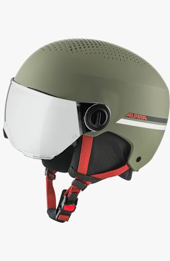 ALPINA Zupo Visor Q-Lite Kinder Skihelm Grün