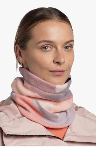 Buff Polar Prints Neckwarmer Pink