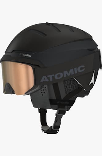 ATOMIC Savor GT + Savor Ultra Stereo Skihelm + Brille Schwarz
