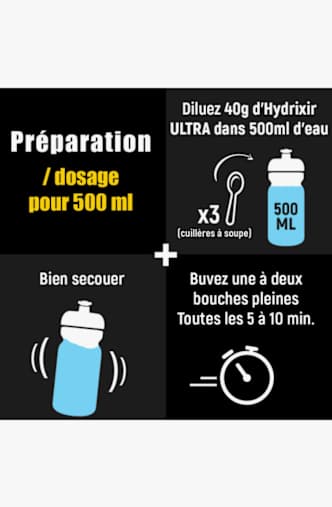 Overstim's Hydrixir Ultra Citron-Citron Vert 400 g Getränkepulver Gelb