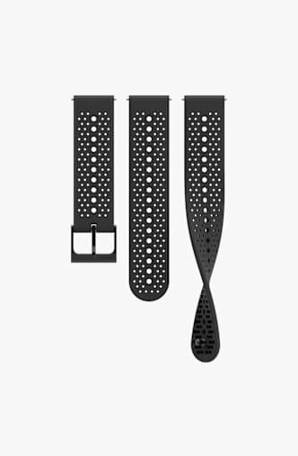 Suunto 22 mm Athletic Silicon bracelet de montre Noir