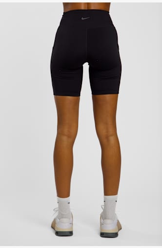 Nike One 8" Damen Short Schwarz