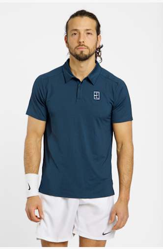Nike Court Advantage Dri-FIT maglia da tennis uomo Blu