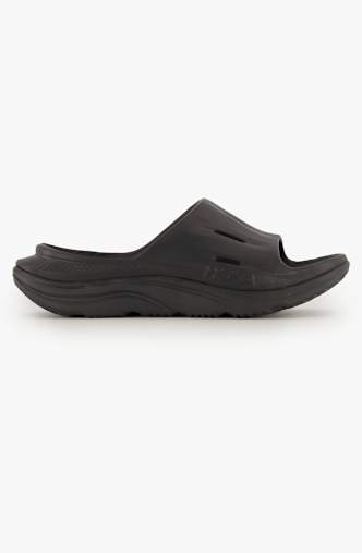 HOKA Ora Recovery 3 Slipper Schwarz