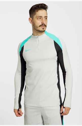 Nike Dri-FIT Strike 1/2 Zip longsleeve hommes Blanc