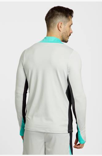 Nike Dri-FIT Strike 1/2 Zip longsleeve uomo Bianco
