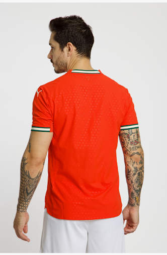 PUMA Portugal Home Authentic Herren Fussballtrikot 2025 Rot