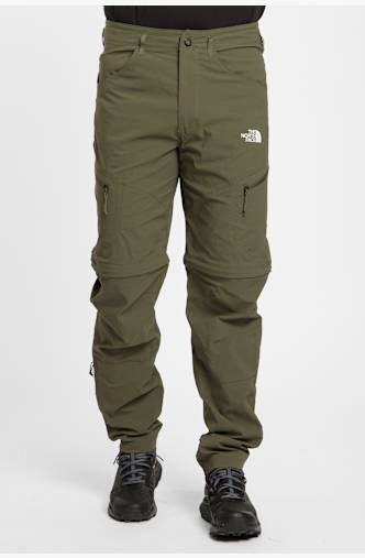 The North Face Exploration Zip-Off pantaloni da trekking uomo Verde