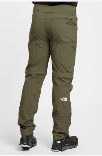 The North Face Exploration Zip-Off pantaloni da trekking uomo Verde