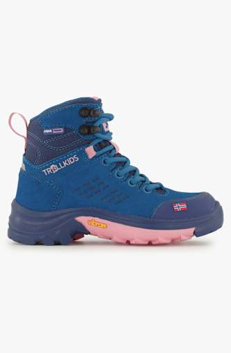 Trollkids Trollsteinen Hiker Mid XT chaussures de randonnée enfants Bleu