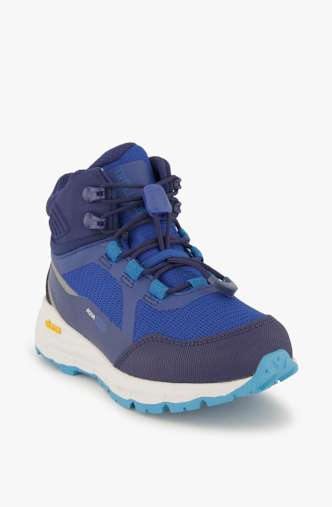 Trollkids Skarvan Hiker Mid XT chaussures de randonnée enfants Bleu