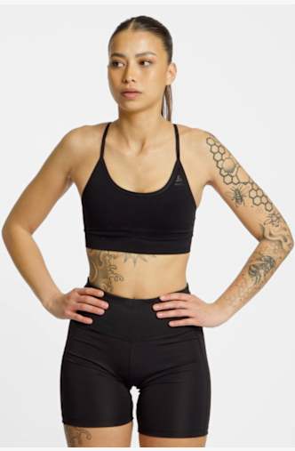 Odlo Seamless Low Reversible soutien-gorge de sport femmes Noir