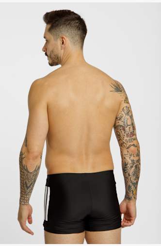 adidas 3S Boxer costume da bagno uomo Nero