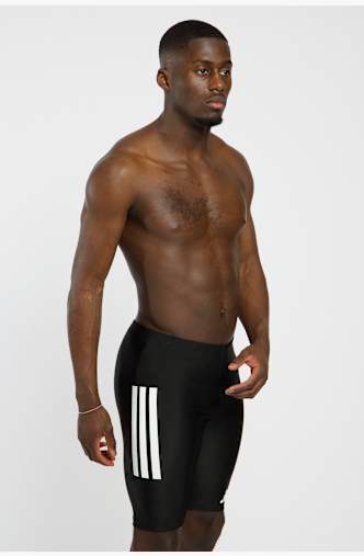 adidas 3S 8 Inch Jammer costume da bagno uomo Nero