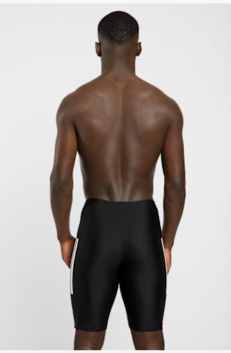 adidas 3S 8 Inch Jammer costume da bagno uomo Nero