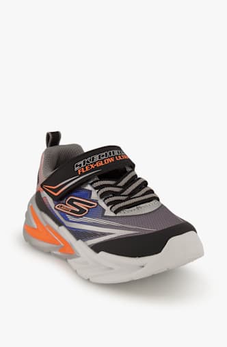 Skechers S Lights: Flex-Glow Ultra Kinder Sneaker Blau