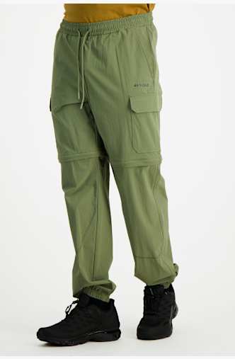 46 NORD Zip-Off Herren Wanderhose Grün