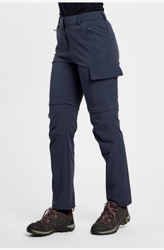 46 NORD Pilatus Zip-Off Damen Wanderhose Blau