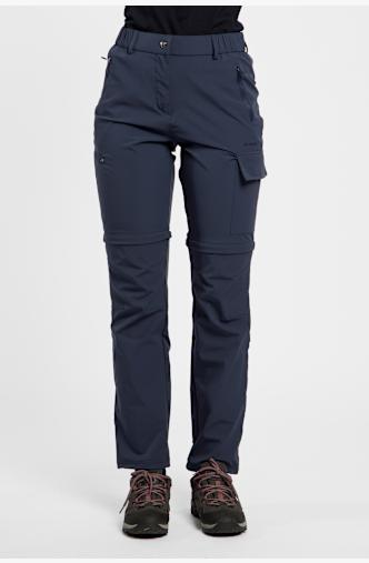 46 NORD Pilatus Zip-Off Kurzgrösse Damen Wanderhose Blau