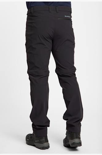 MAMMUT Runbold IV Zip-Off taille longue pantalon de randonnée hommes Noir