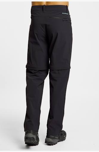 MAMMUT Hiking V Zip-Off pantaloni da trekking uomo Nero