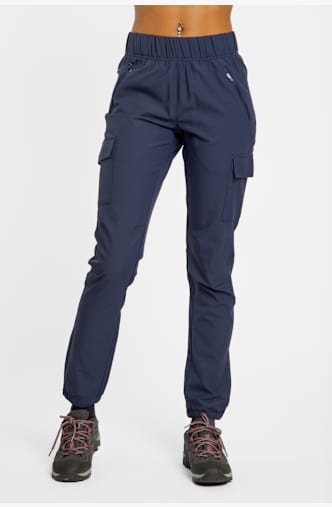 46 NORD pantalon de randonnée femmes Bleu