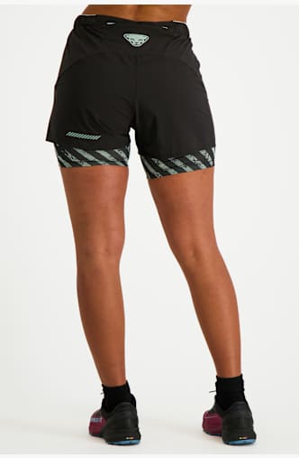 Dynafit Trail 2in1 short de randonnée femmes Noir