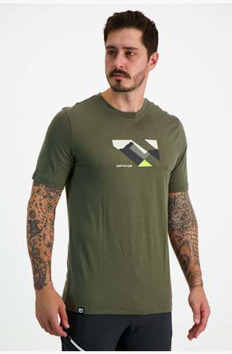 Ortovox 140 Cool Landscape t-shirt uomo Verde