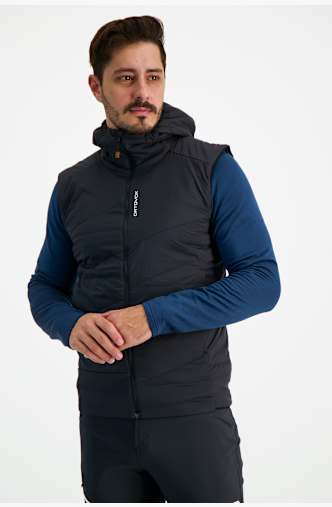 Ortovox Swisswool Piz Duan Herren Gilet Schwarz