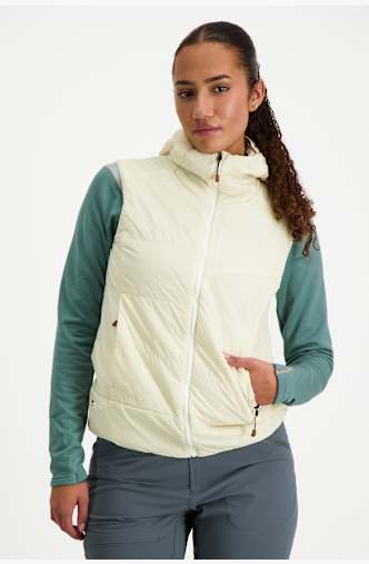 Ortovox Swisswool Piz Duan Damen Gilet Weiss