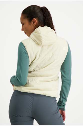 Ortovox Swisswool Piz Duan Damen Gilet Weiss