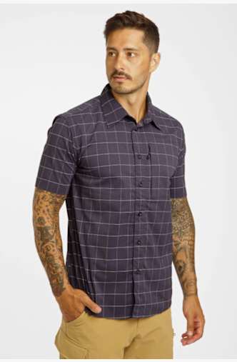 46 NORD camicia da trekking uomo Blu