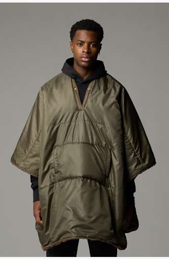 The North Face Wawona Fuzzy poncho-couverture Vert