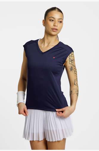 FILA Maia Damen Tennisshirt Blau