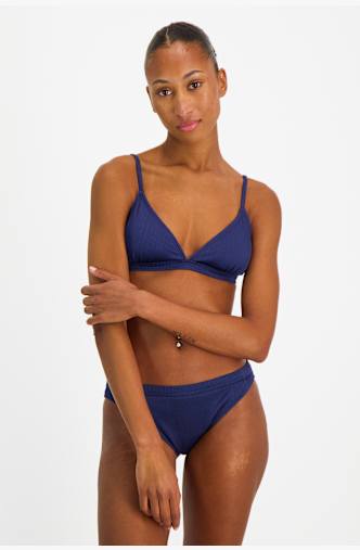 BEACH MOUNTAIN Triangle Damen Bikini Blau