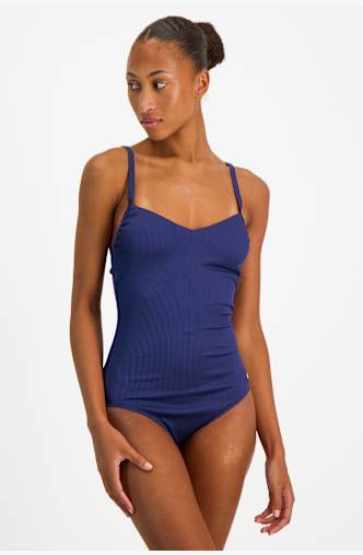 BEACH MOUNTAIN Damen Badeanzug Blau