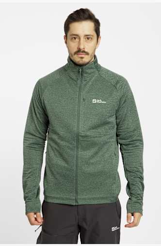 Jack Wolfskin Taiga Herren Midlayer Grün