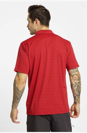 Jack Wolfskin Delgami polo hommes Rouge