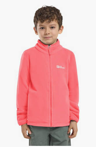 Jack Wolfskin Taunus midlayer bambini Pink