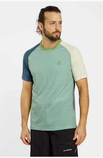 Stoke Oregan MTB Herren Biketrikot Grün