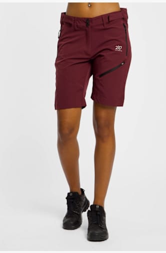 2117 OF SWEDEN Sandhem short de randonnée femmes Aubergine