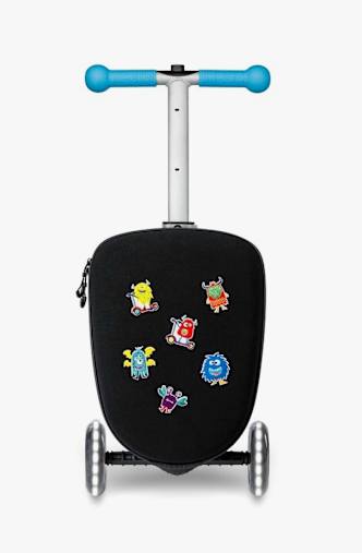 Micro Luggage Patch & Play Kinder Scooter Blau