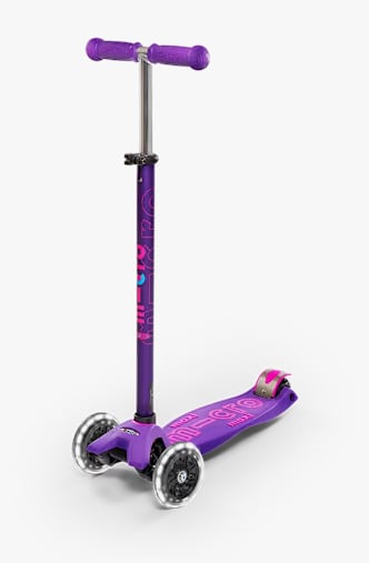 Micro Maxi Micro Deluxe LED Kinder Scooter Lila