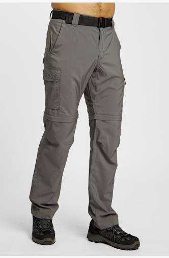 Columbia Silver Ridge™ Utility Convertible Zip-Off pantaloni da trekking uomo Grigio
