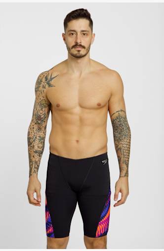 speedo Digital V-Cut Jammer costume da bagno uomo Nero